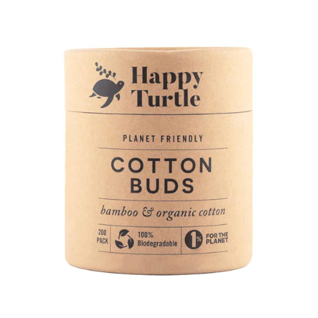Bamboo Cotton Buds - Round Tub