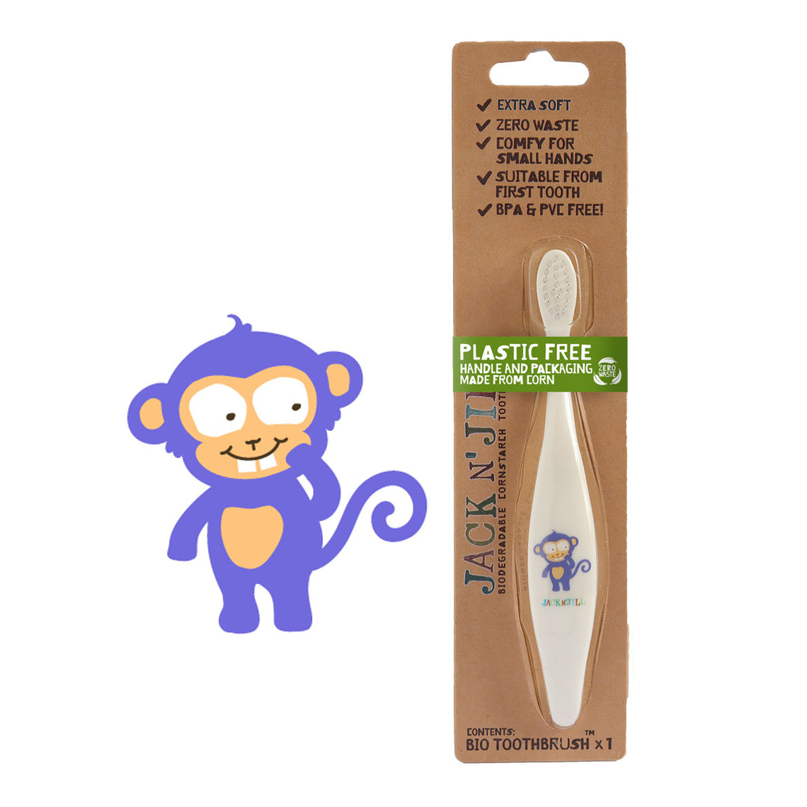 Bio Toothbrush - Monkey!