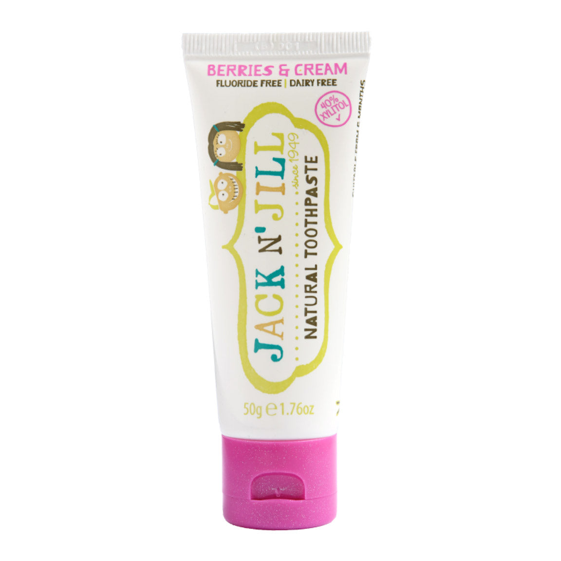 Natural Toothpaste - Berries & Cream (50g)